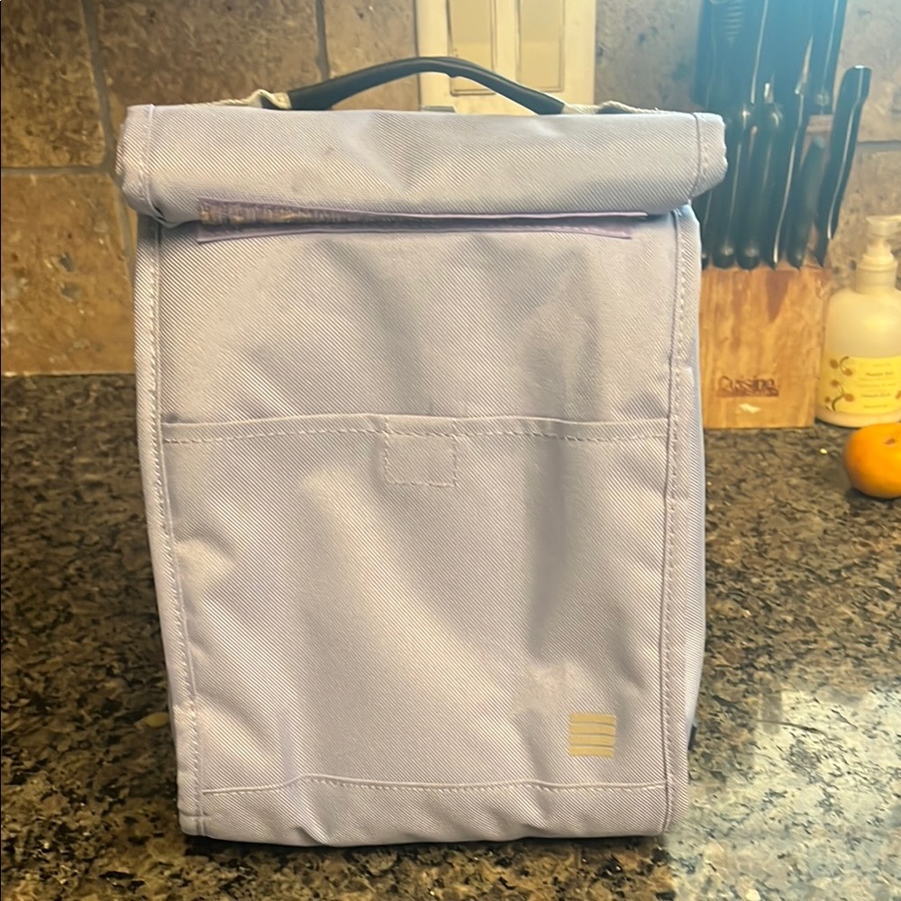 Lands End lilac Insulated lunch bag